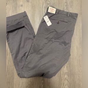 Brooks Brothers Red Fleece gray chino pants 36x32